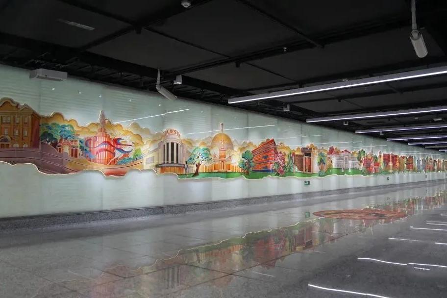 上海轨道交通「国风」艺术装置