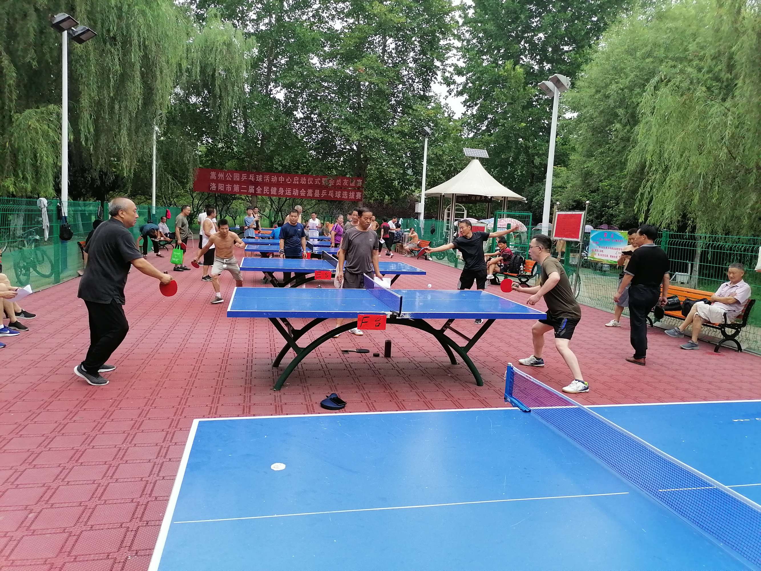 减河公园乒乓球俱乐部图片